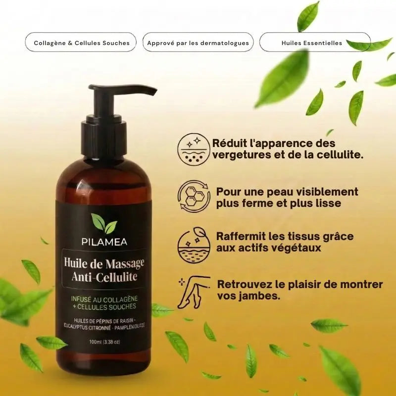 Huile de massage anti-cellulite